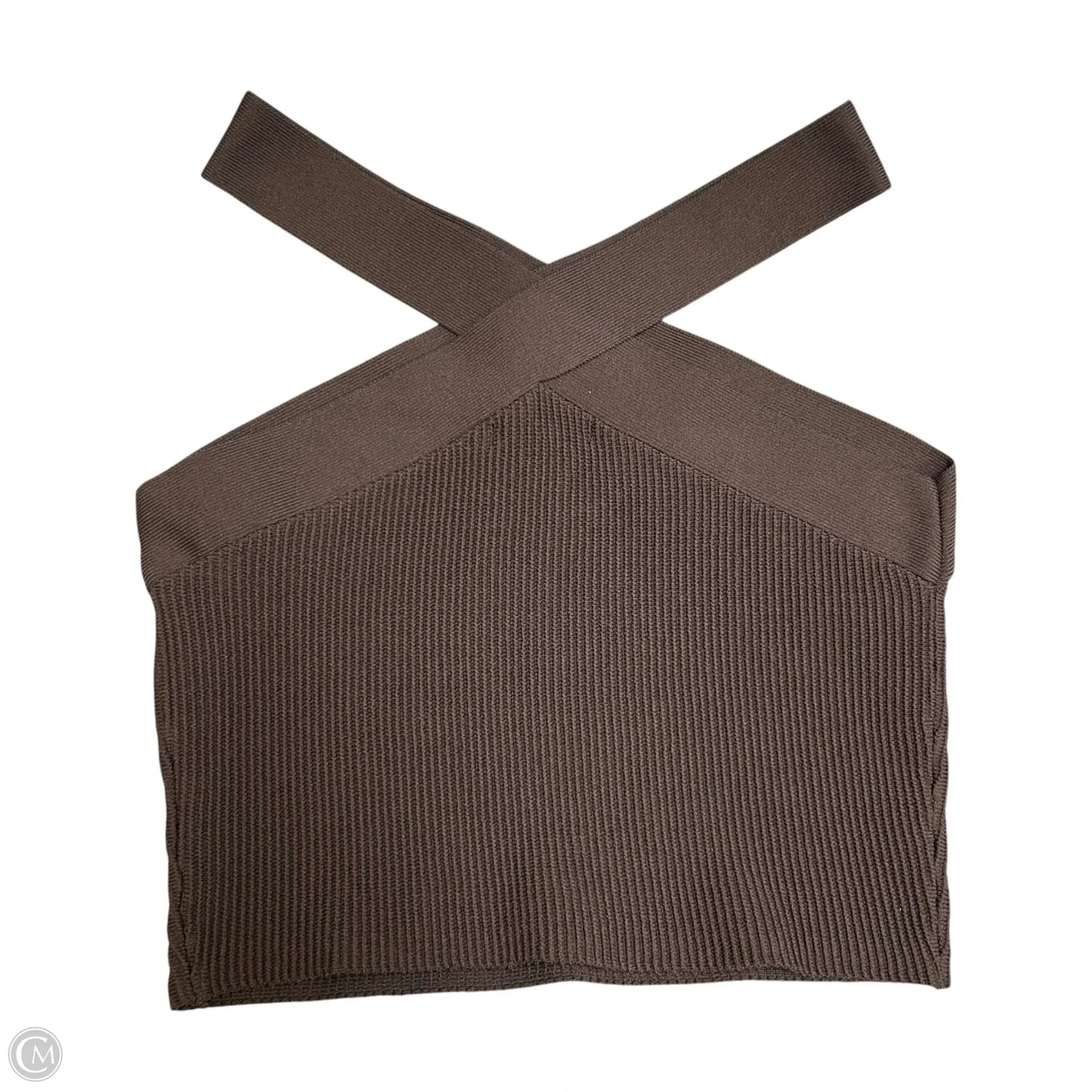 Top Sleeveless By Quince In Brown, Size: M