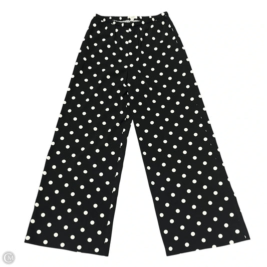 Pants Wide Leg By M&S In Polkadot Pattern, Size: 10