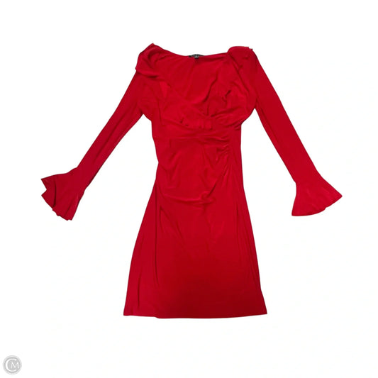 Dress Work By Lauren By Ralph Lauren In Red, Size: M