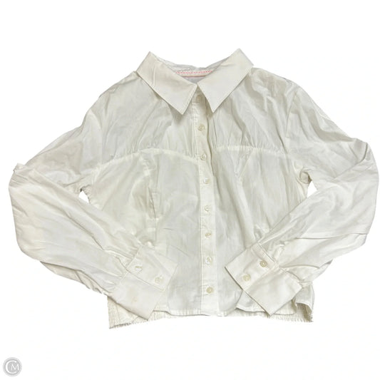 Top Long Sleeve By Maeve In Cream, Size: L