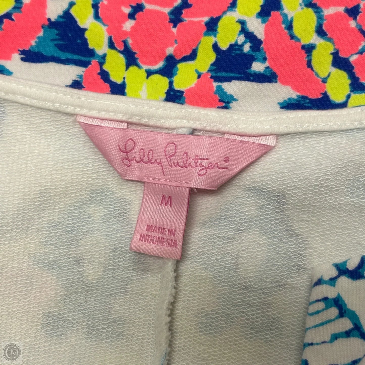 Dress Designer By Lilly Pulitzer In Blue & White, Size: M