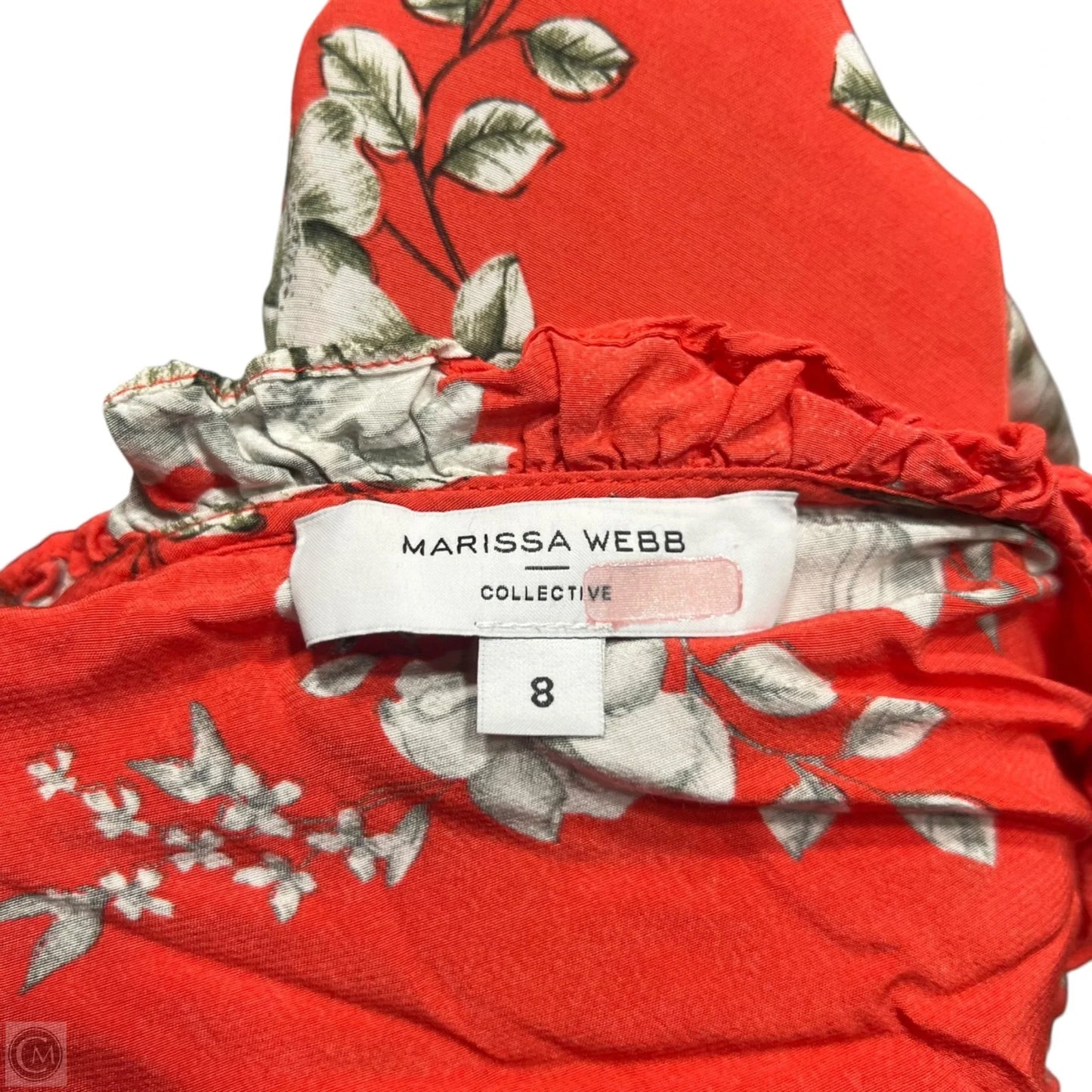 Dress Casual Maxi By Marissa Web In Orange & White, Size: M