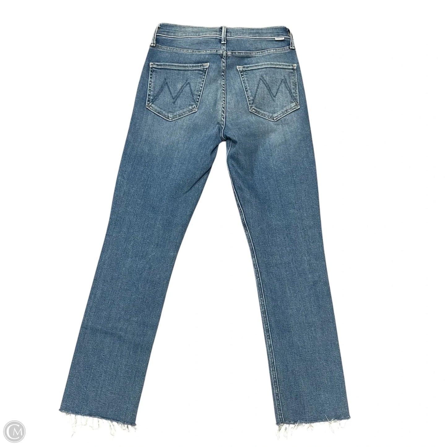 Jeans Straight By Mother In Blue Denim, Size: 2