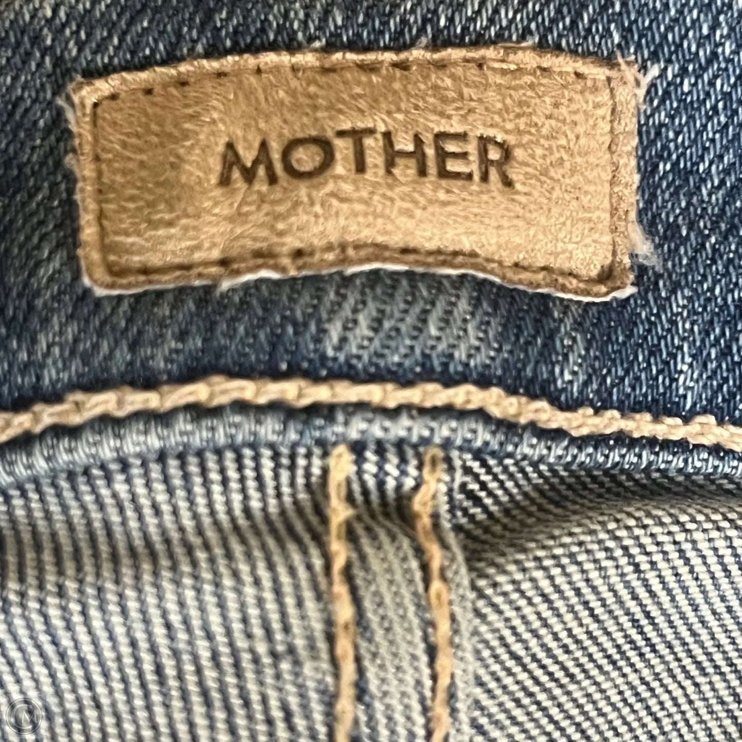 Jeans Straight By Mother In Blue Denim, Size: 2