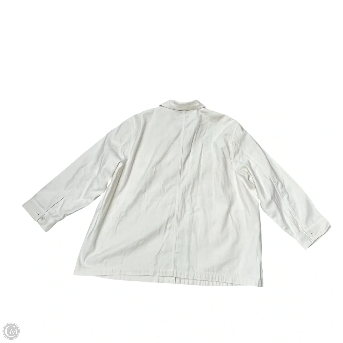 Blazer By Madewell In Cream Denim, Size: 2x