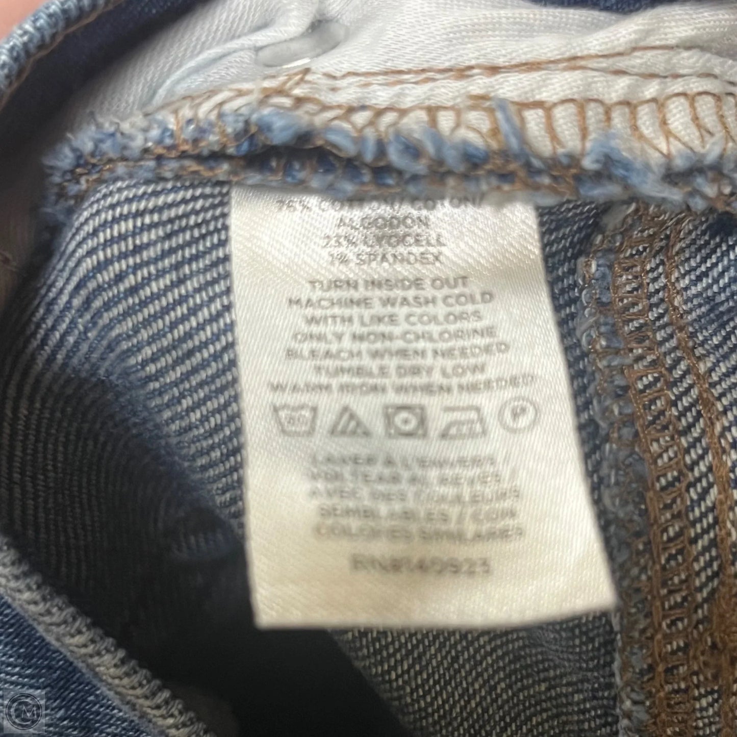 Jeans Wide Leg By Loft In Blue Denim, Size: 8