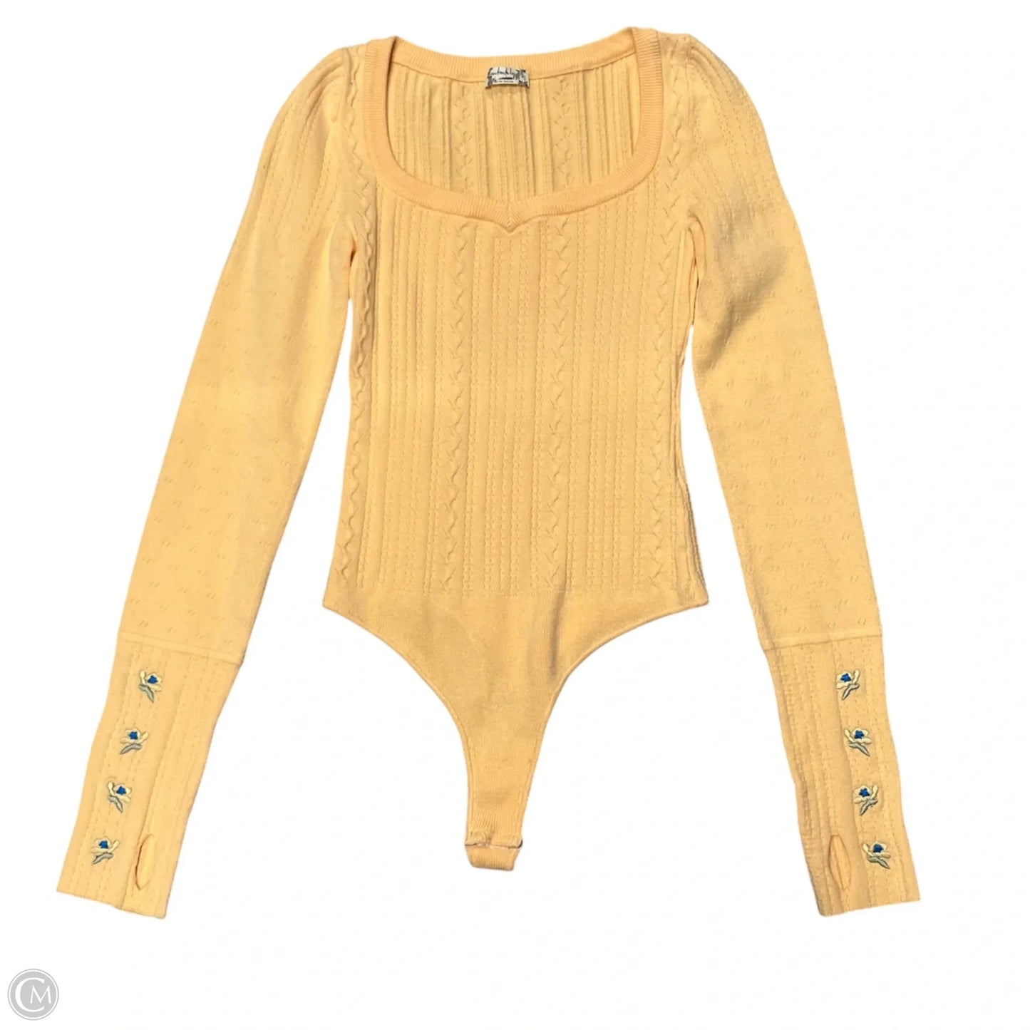 Bodysuit By Free People In Orange, Size: Xs