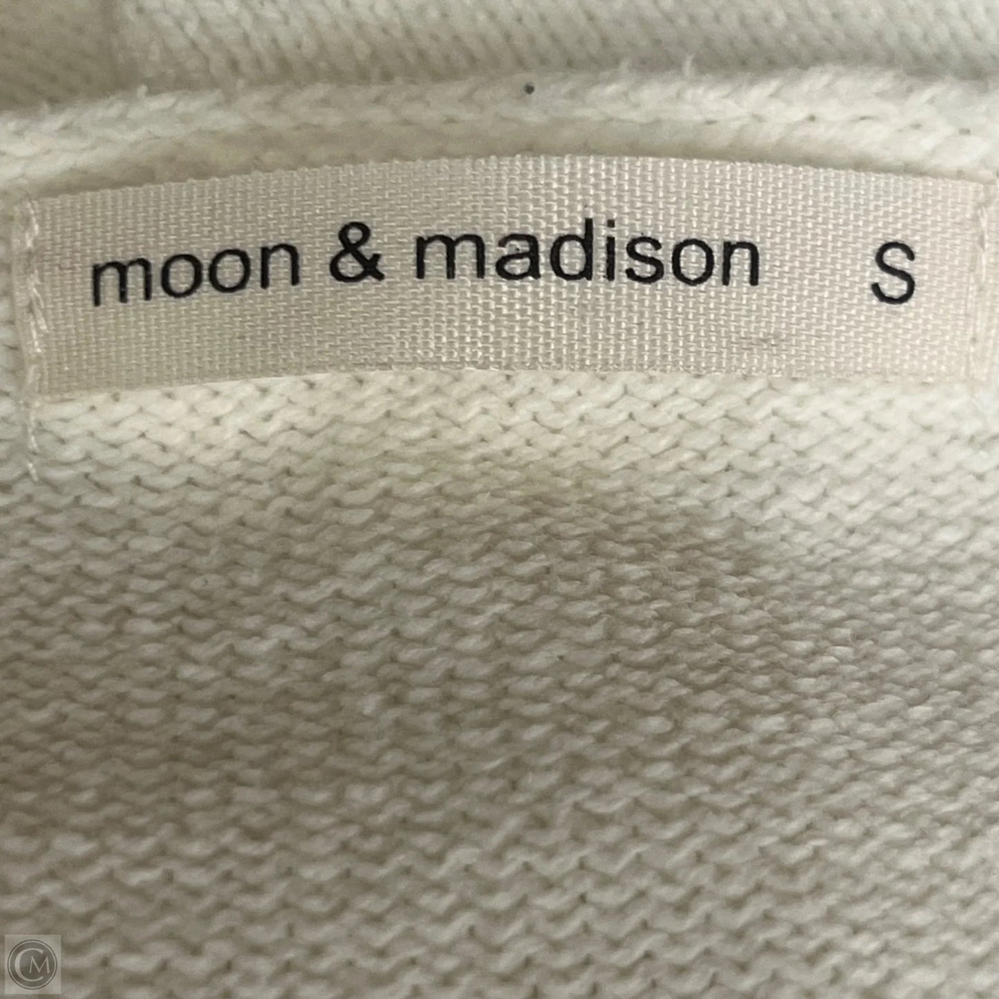 Sweater By Moon And Madison In Cream & Pink, Size: S