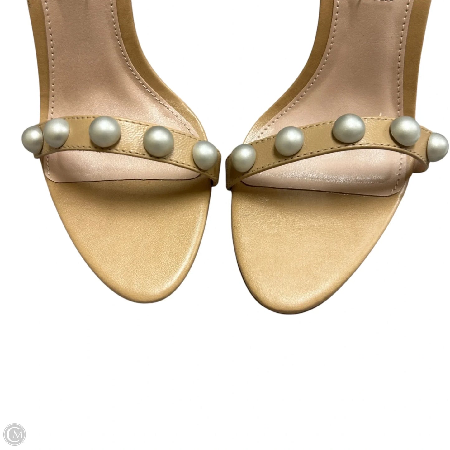 Sandals Heels Stiletto By Aqua In Tan, Size: 6