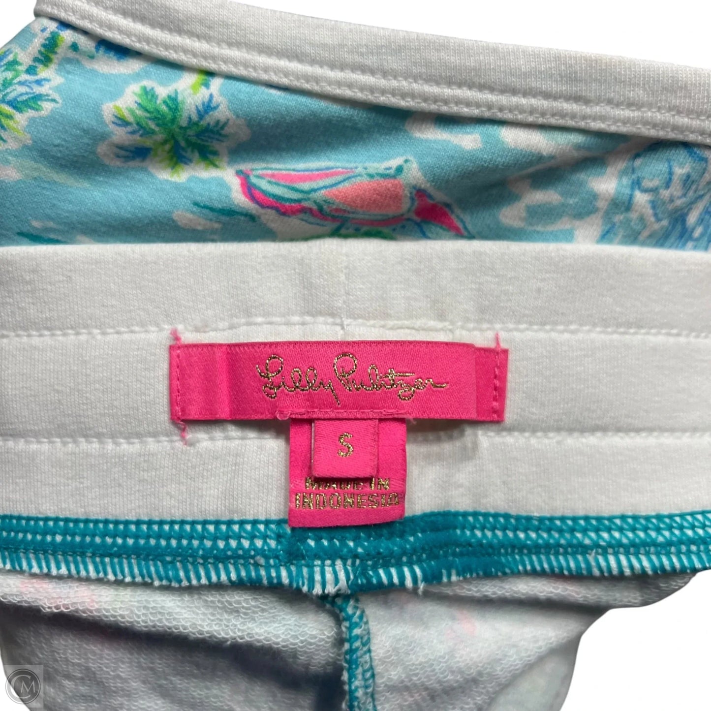 Shorts Designer By Lilly Pulitzer In Blue & White, Size: 4