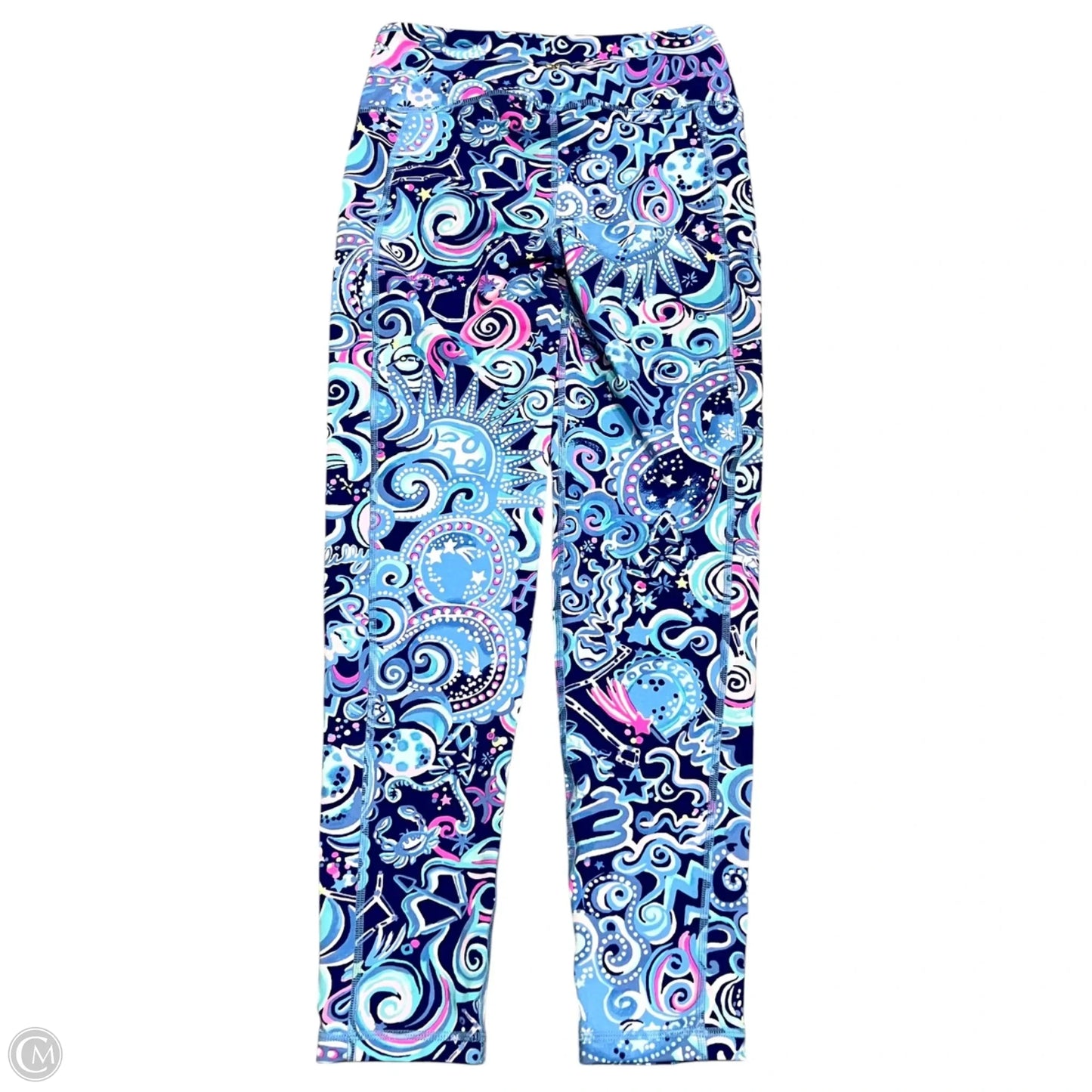 Pants Designer By Lilly Pulitzer In Blue & Pink, Size: Xs