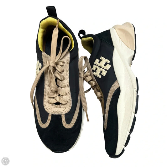 Shoes Designer By Tory Burch In Black & Cream, Size: 8