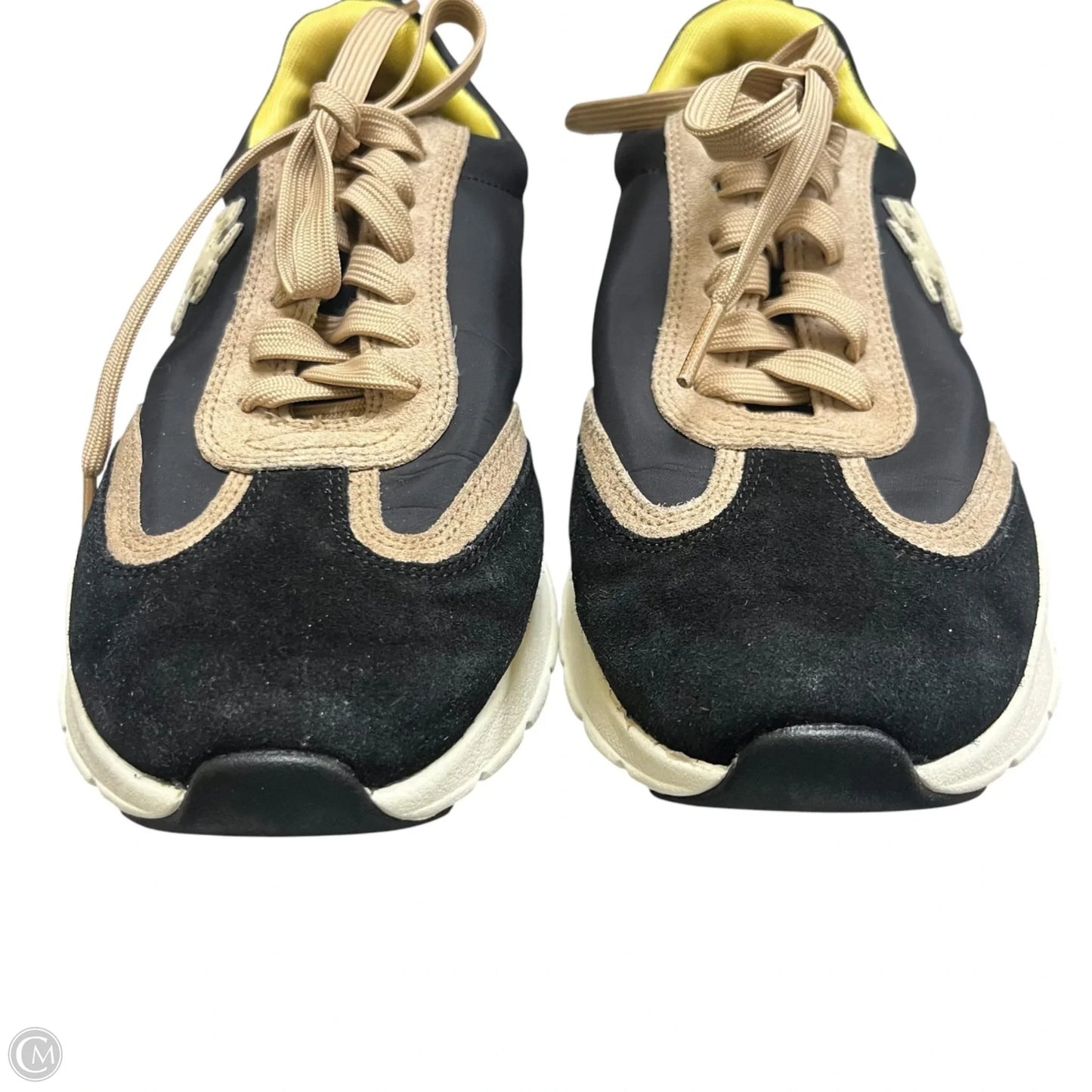 Shoes Designer By Tory Burch In Black & Cream, Size: 8
