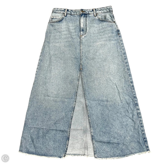 Skirt Maxi By Pilcro In Blue Denim, Size: 4