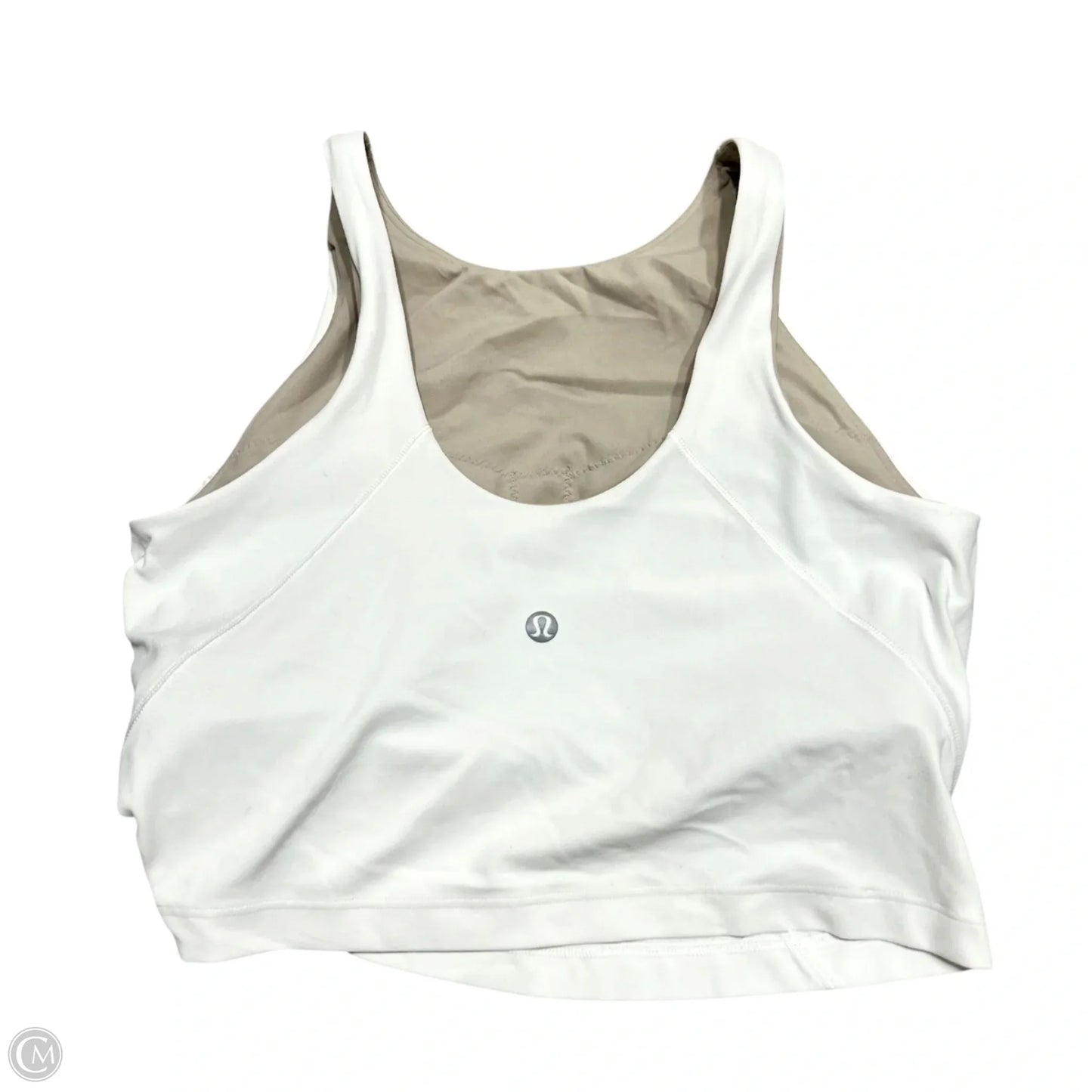 Athletic Bra By Lululemon In White, Size: S