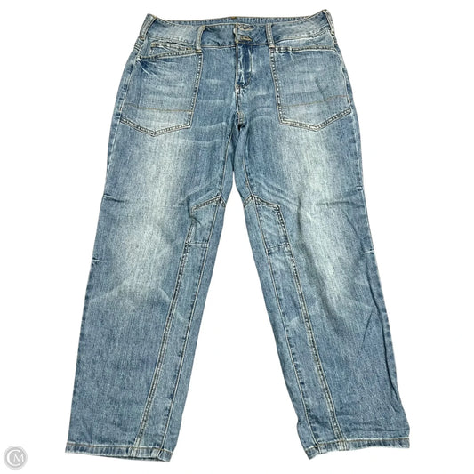 Jeans Wide Leg By Pilcro In Blue Denim, Size: 8