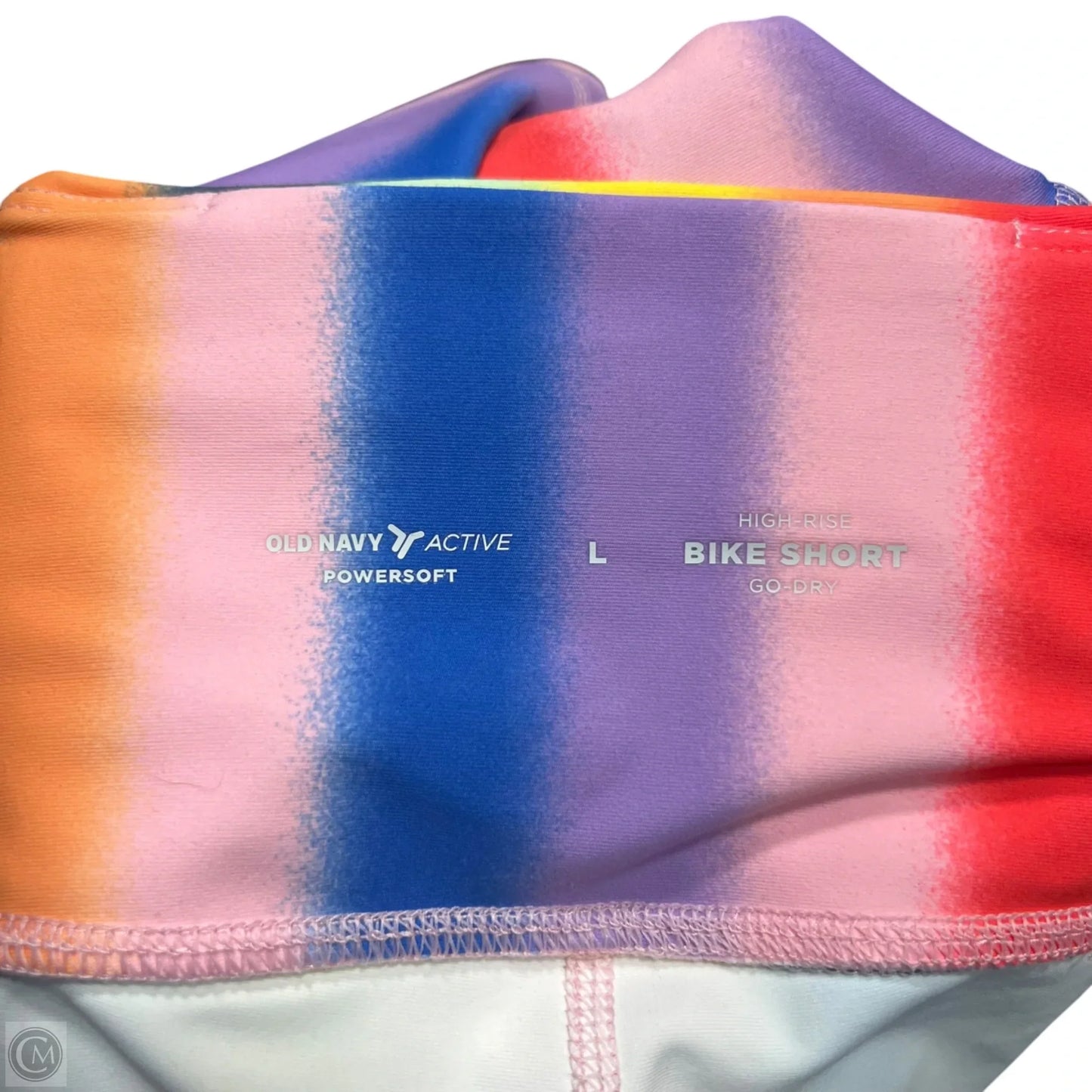 Athletic Shorts 2pc By Old Navy In Rainbow Print, Size: L