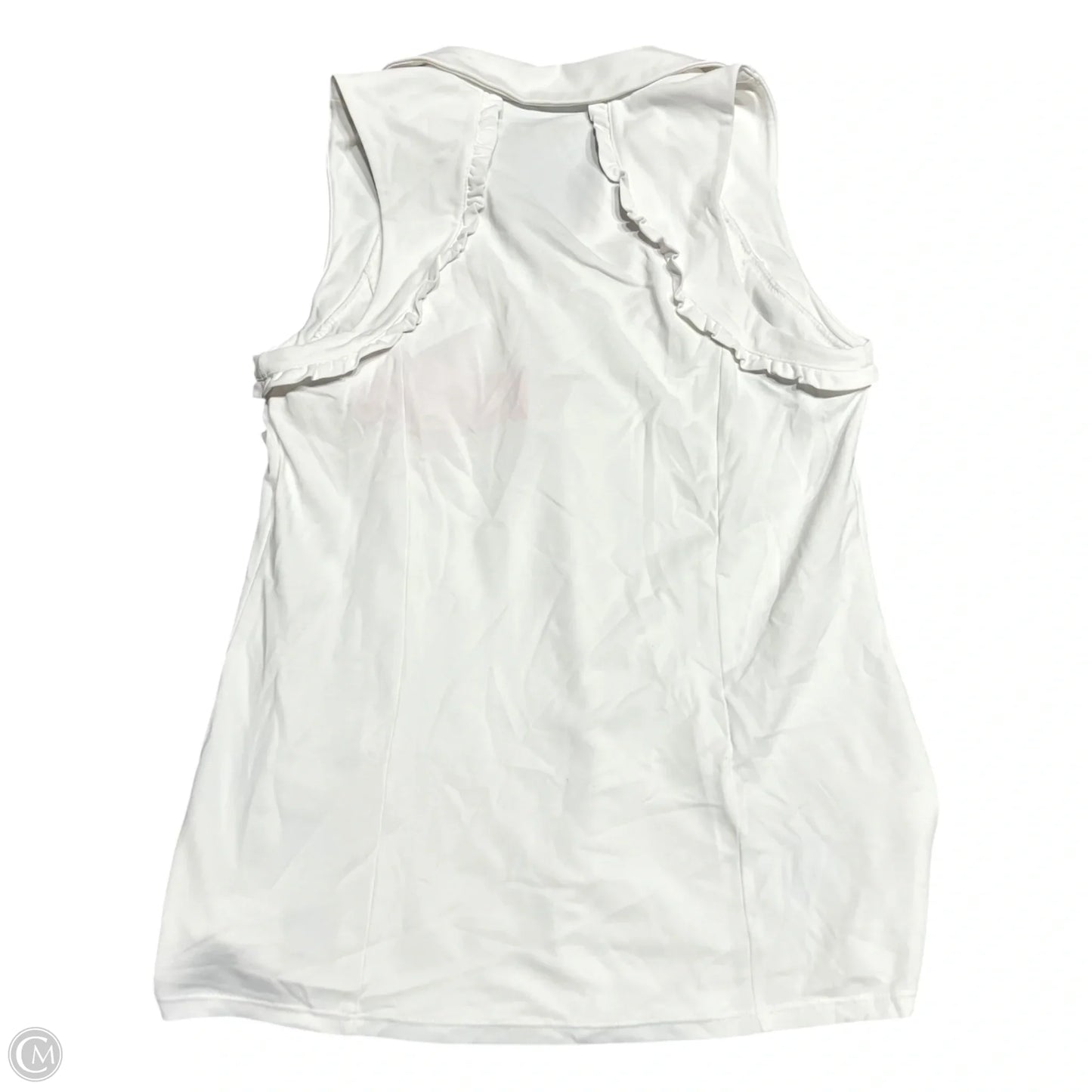 Top Sleeveless Designer By Lilly Pulitzer In White, Size: M