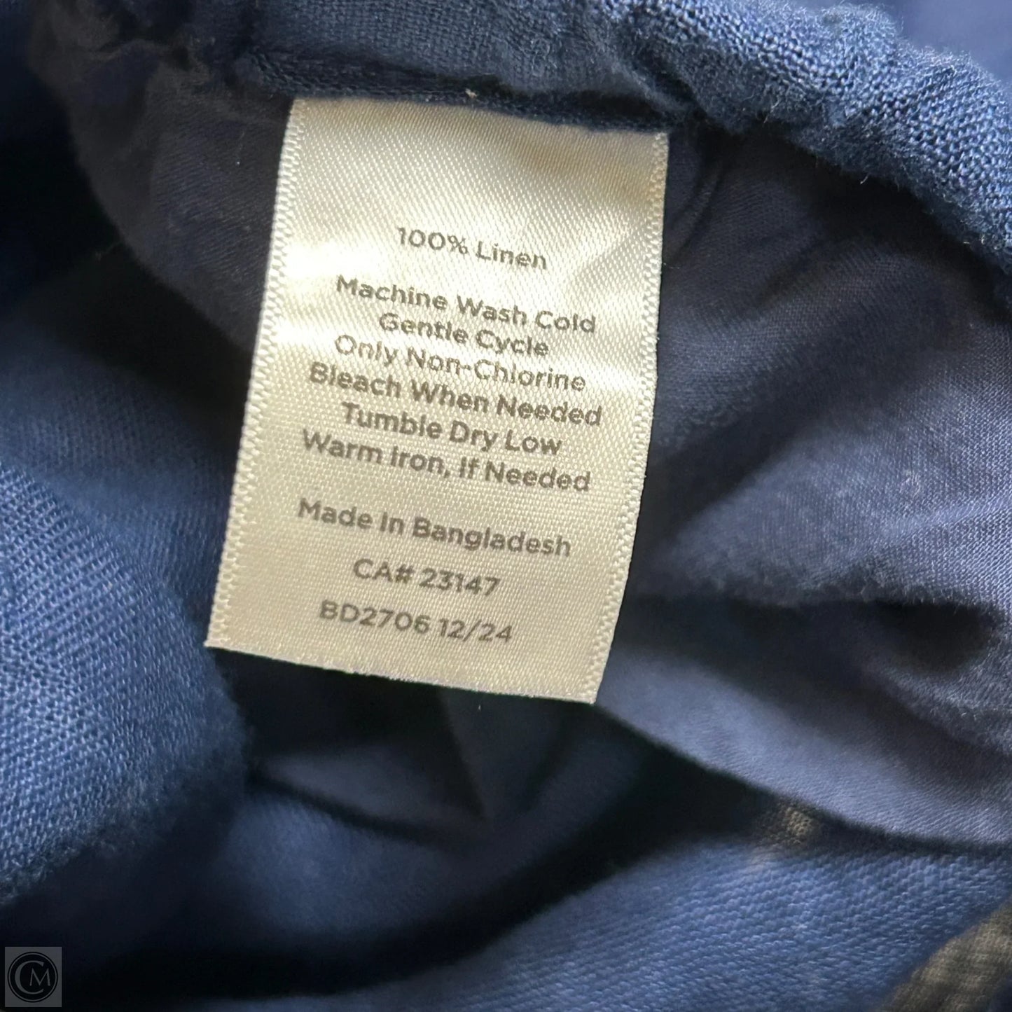 Pants Linen By Haven In Blue, Size: 12