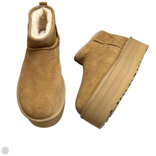 Boots Designer By Ugg In Tan, Size: 9