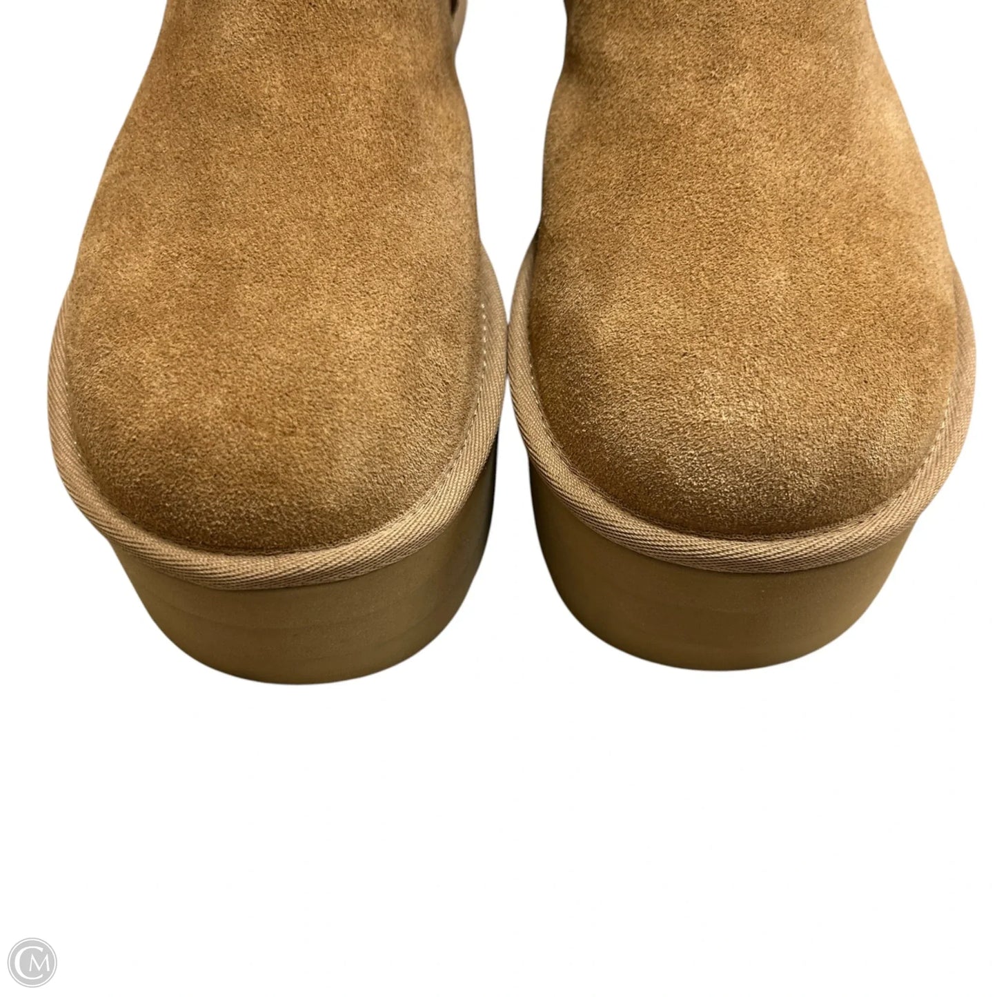 Boots Designer By Ugg In Tan, Size: 9