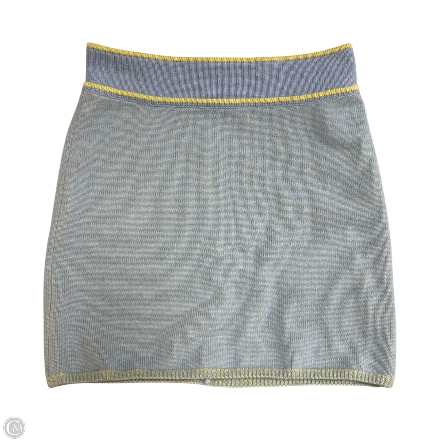 Skirt Mini & Short By Guizio In Blue & Green, Size: 4