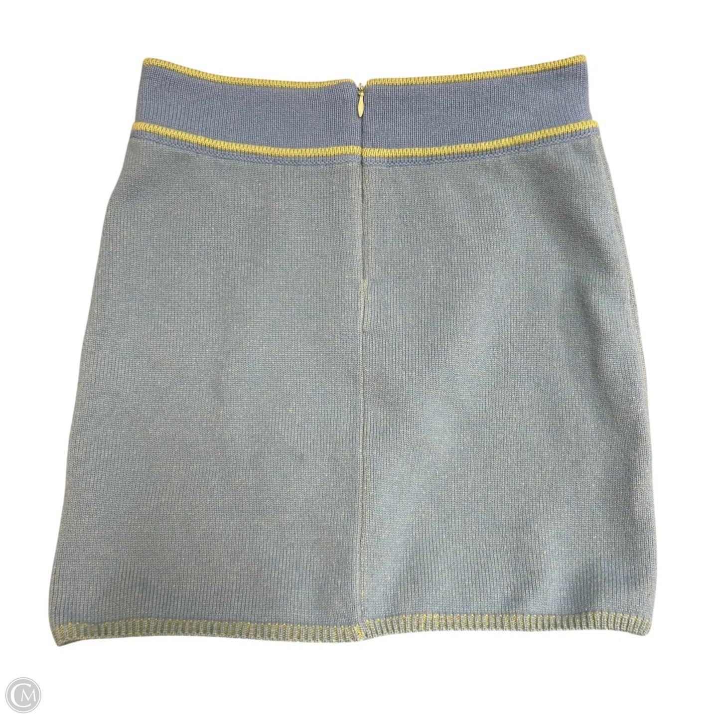 Skirt Mini & Short By Guizio In Blue & Green, Size: 4