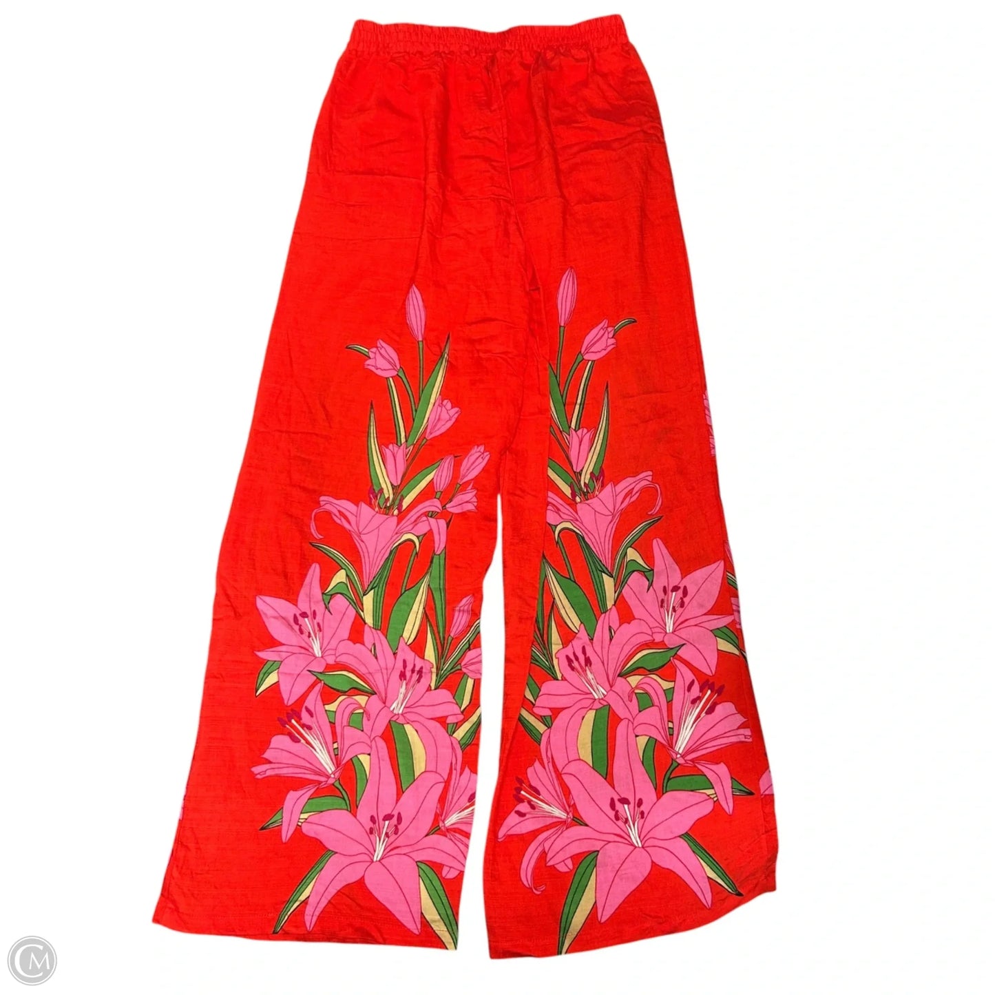 Pants Wide Leg By Lulumari In Pink & Red, Size: 4