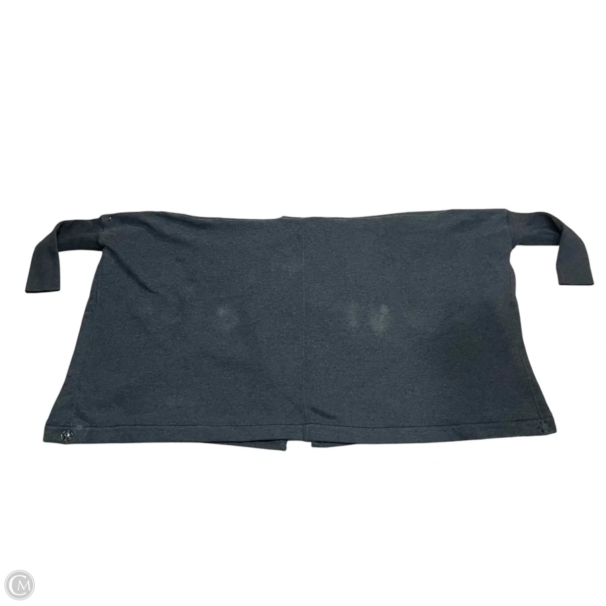 Athletic Sweatshirt Collar By Lululemon In Grey, Size: M