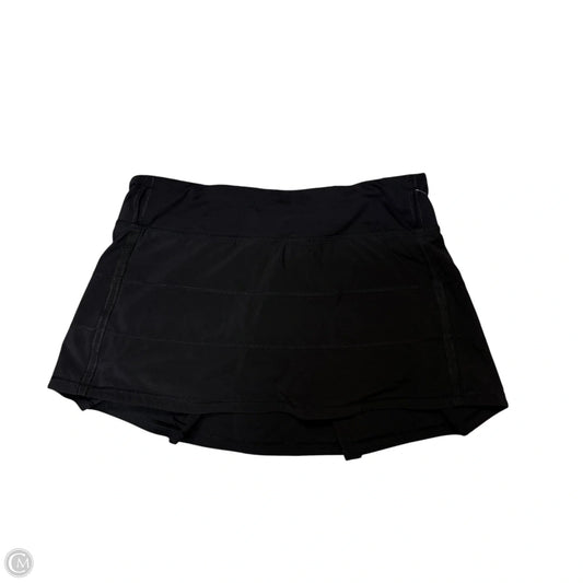 Athletic Skort By Lululemon In Black, Size: 8
