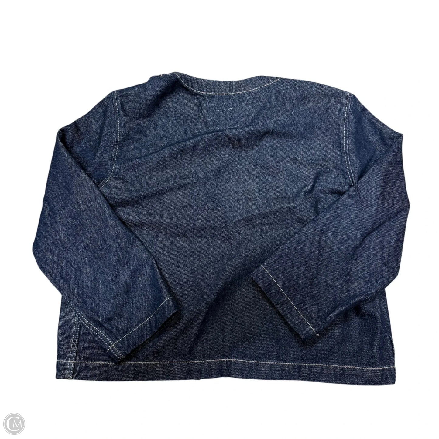 Jacket Denim By H&m In Blue Denim, Size: S