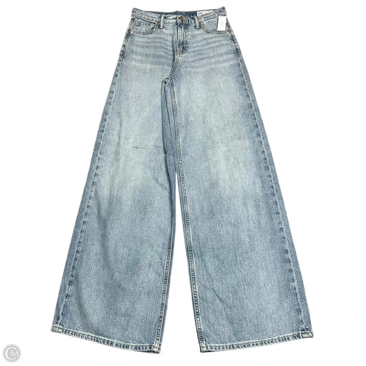 Jeans Wide Leg By Gap In Blue Denim, Size: 0