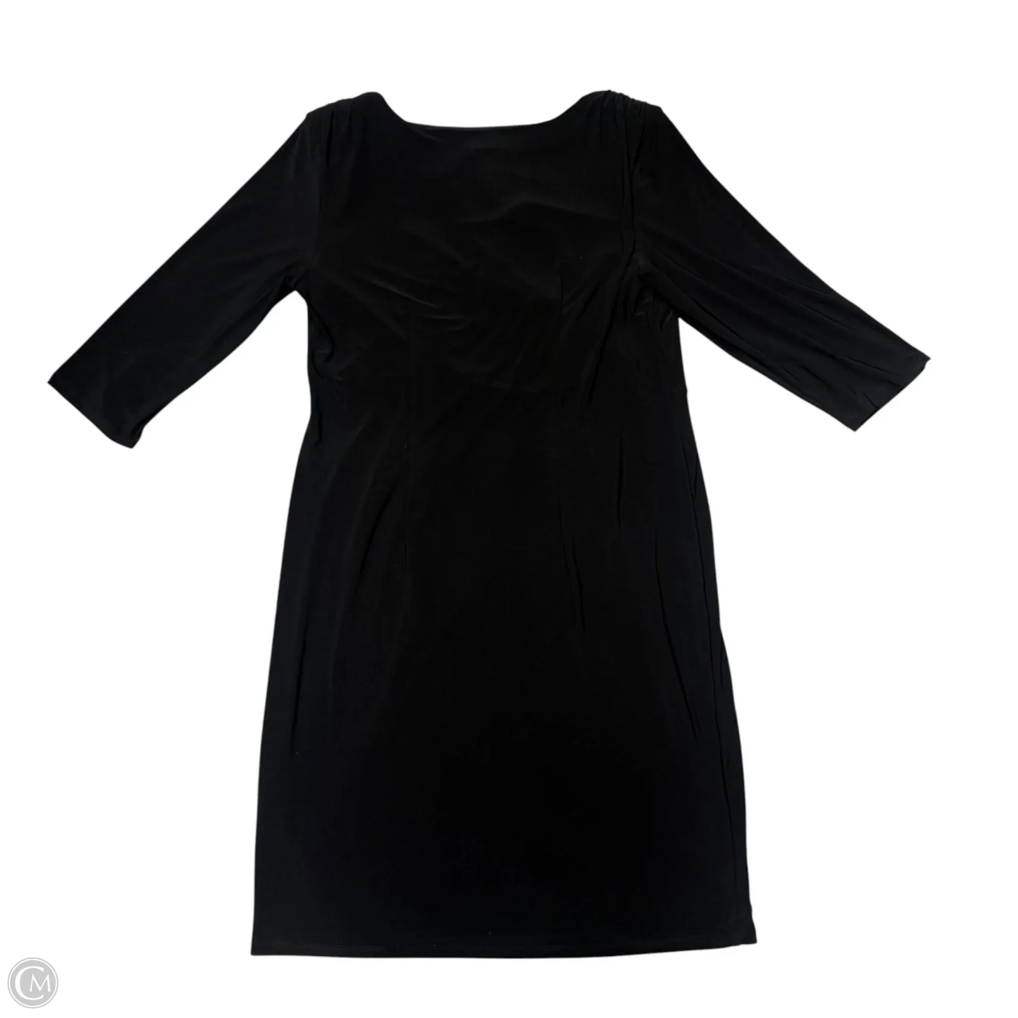 Dress Casual Midi By Msk In Black, Size: 1x
