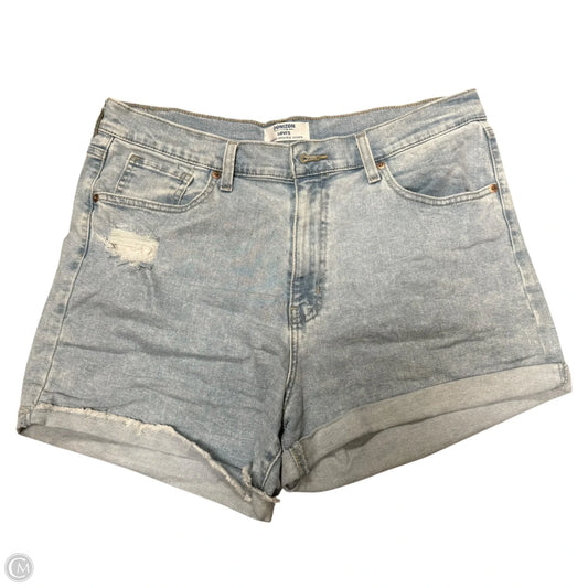 Shorts By Levis In Blue Denim, Size: 14