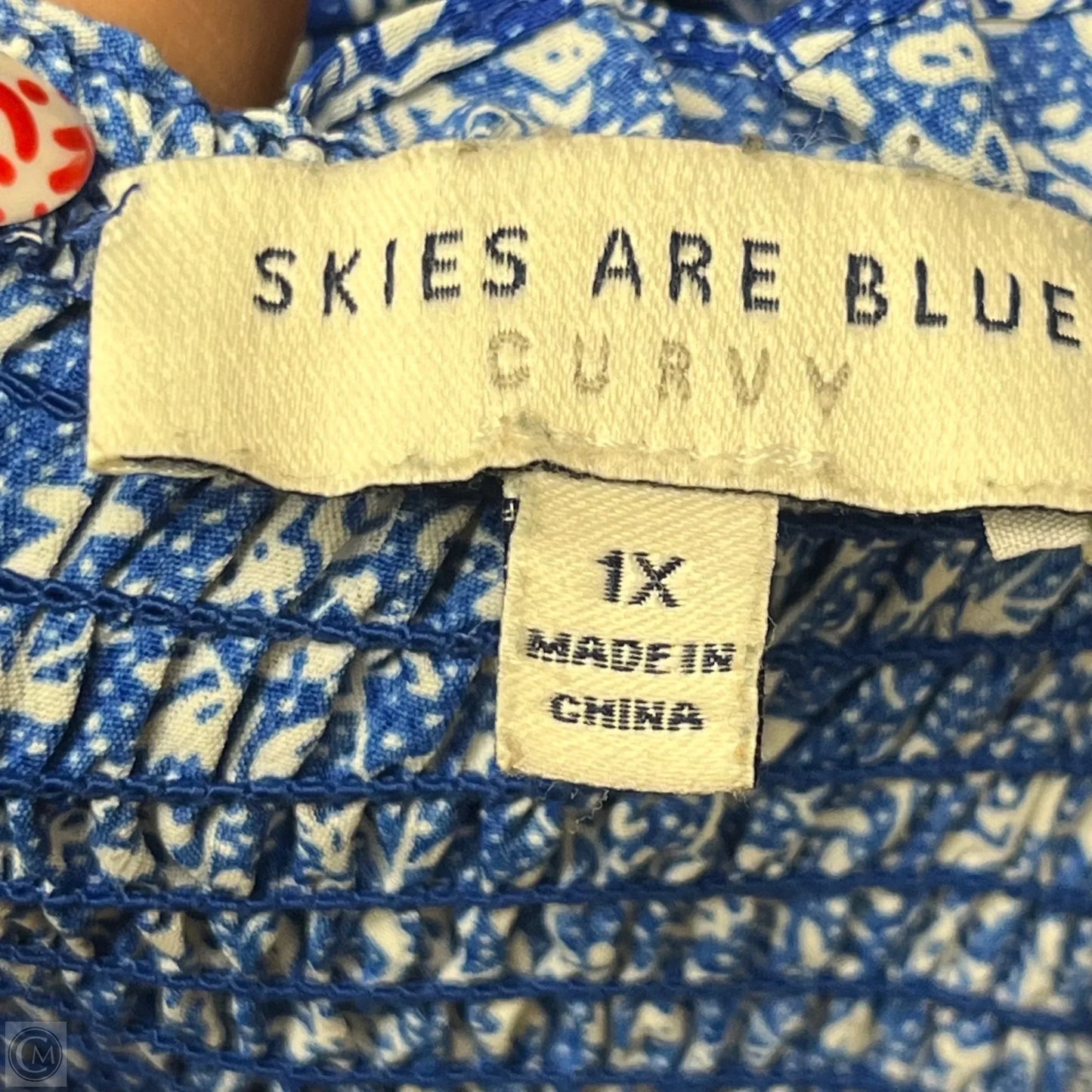 Dress Casual Maxi By Skies Are Blue In Blue, Size: 1x