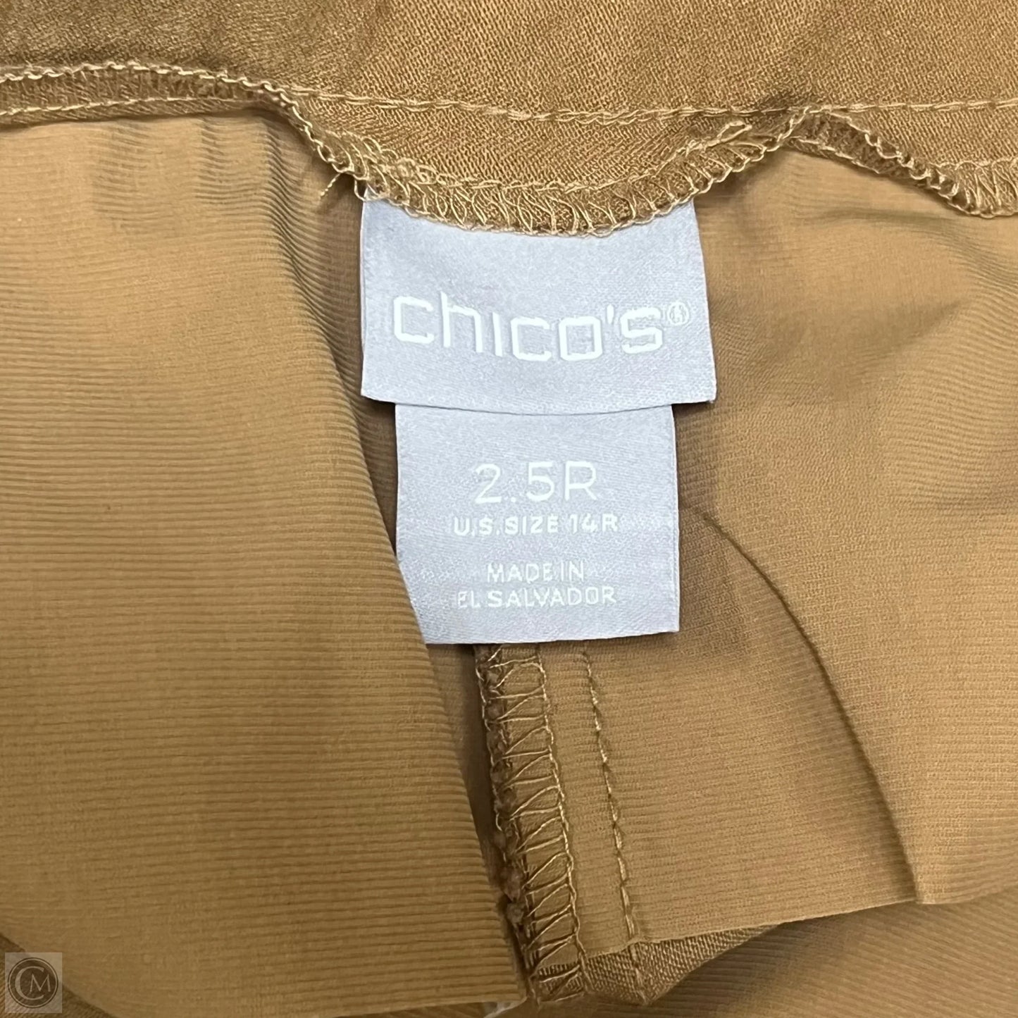 Pants Dress By Chicos In Tan, Size: 12
