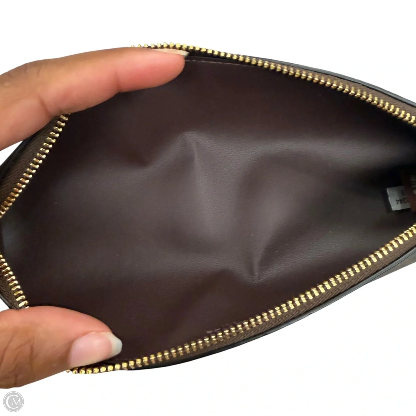 Makeup Bag Designer By Coach, Size: Large