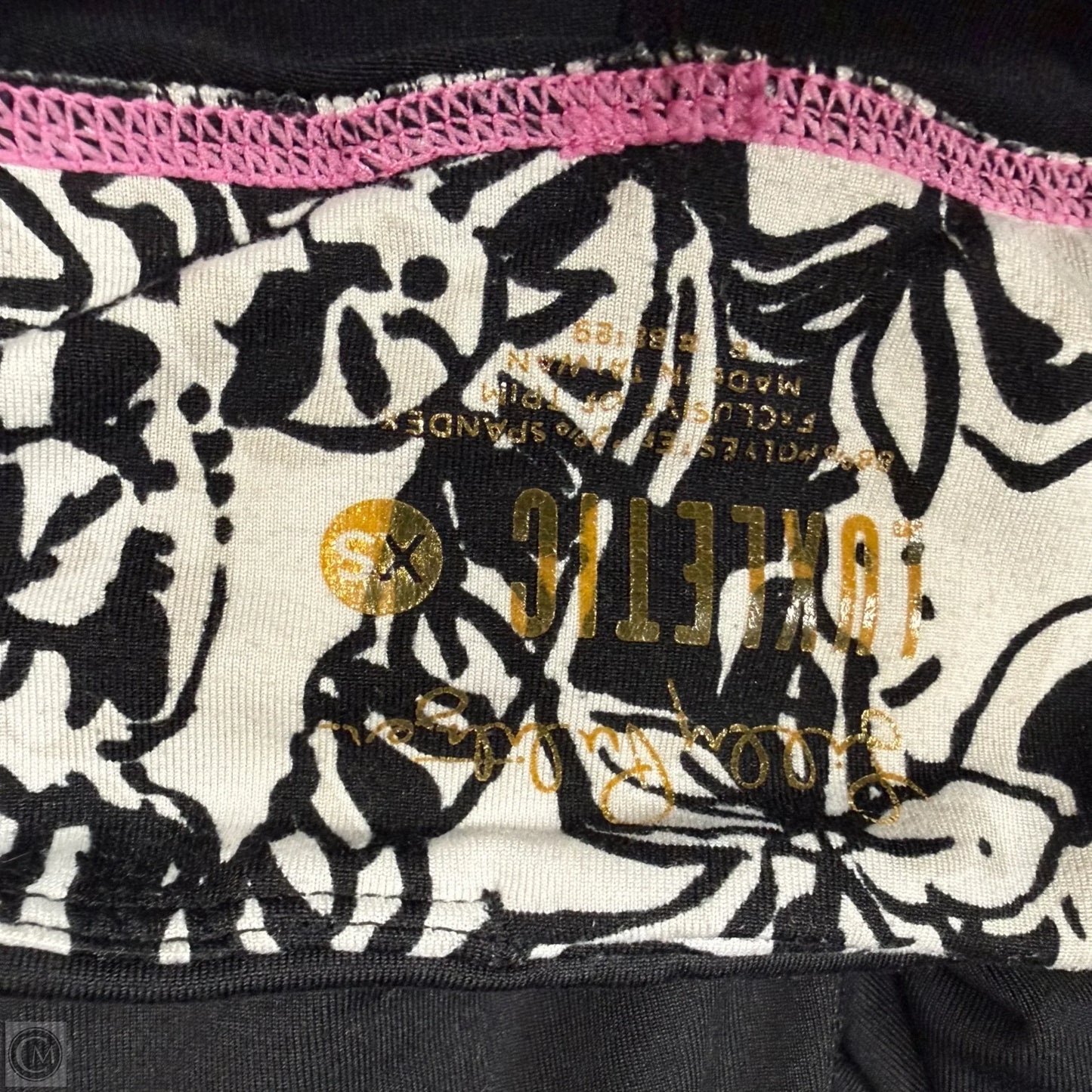 Pants Designer By Lilly Pulitzer In Black & Pink, Size: 0