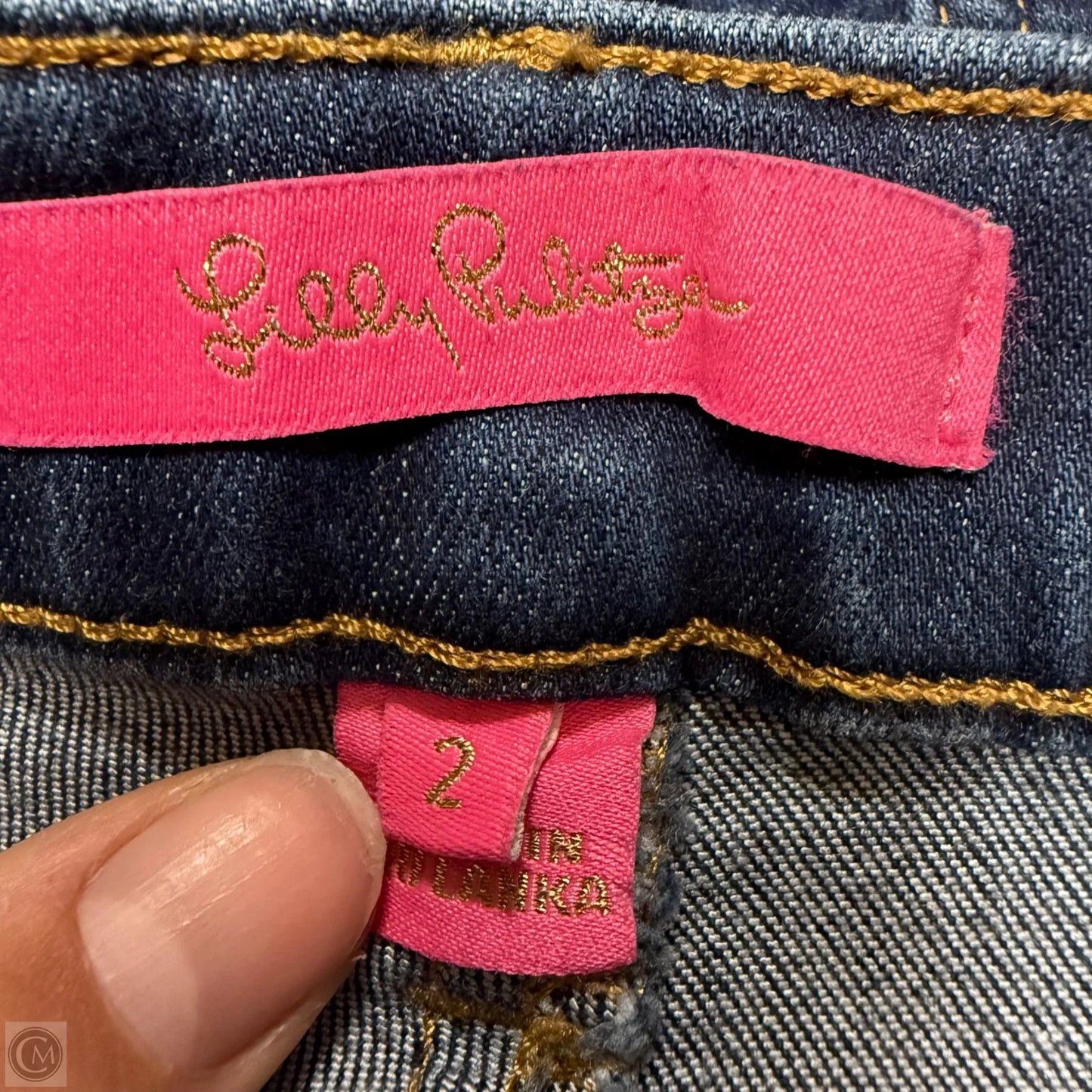 Jeans Designer By Lilly Pulitzer In Blue Denim, Size: 0