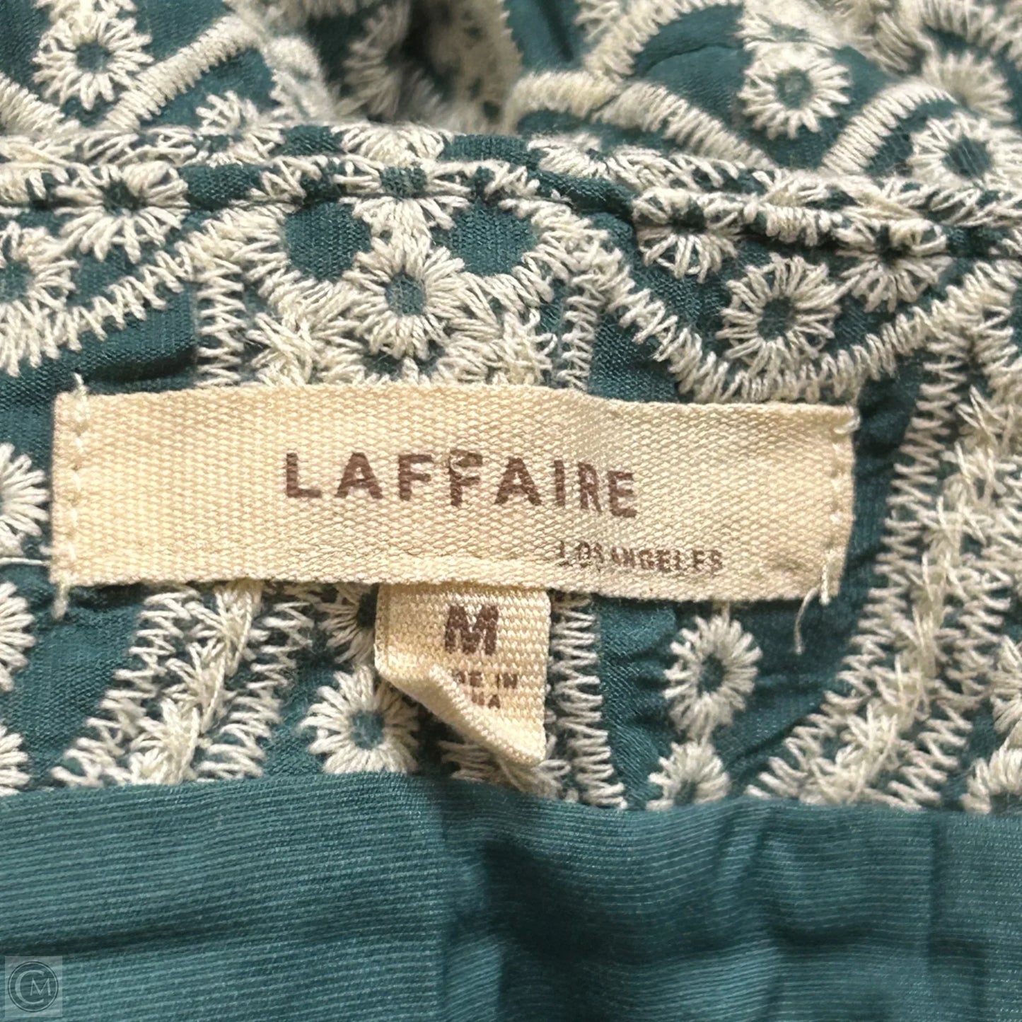 Skirt Maxi By Laffaire In Cream & Green, Size: 8