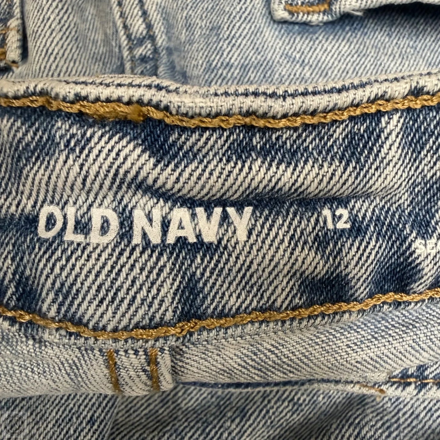 Jeans Flared By Old Navy In Blue Denim, Size: 12