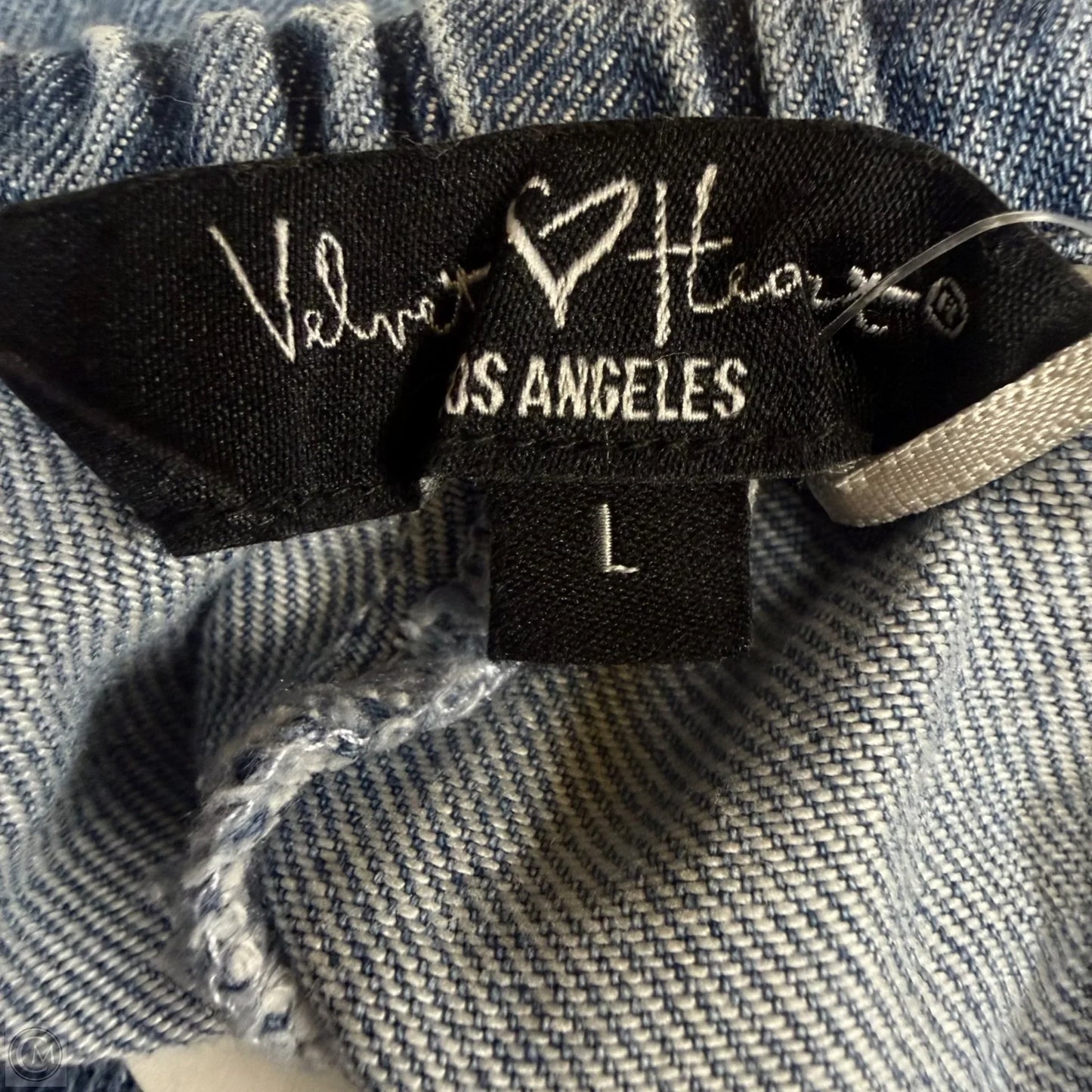 Pants Wide Leg By Velvet Heart In Blue Denim, Size: 12