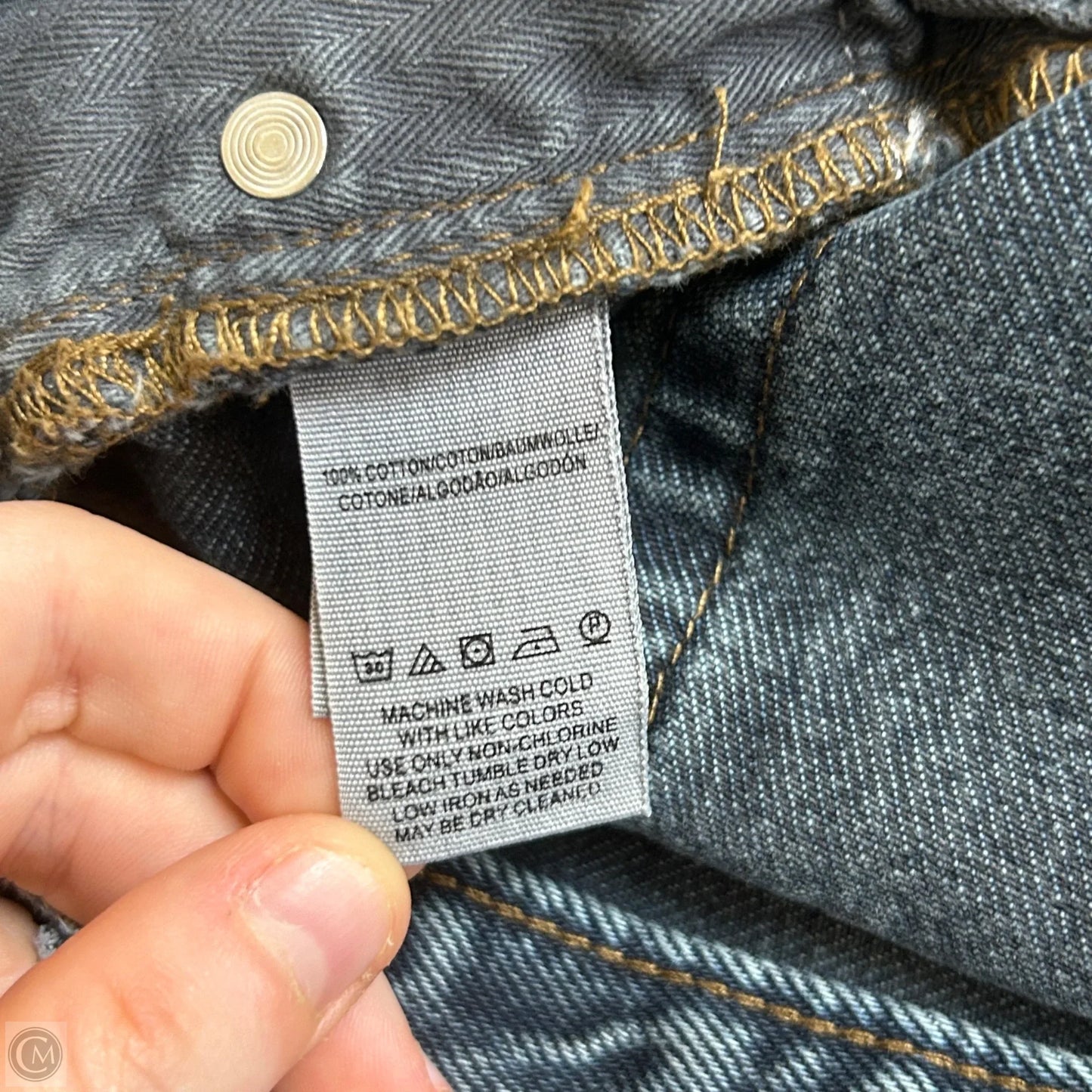 Jeans Wide Leg By We The Free In Grey Denim, Size: 8