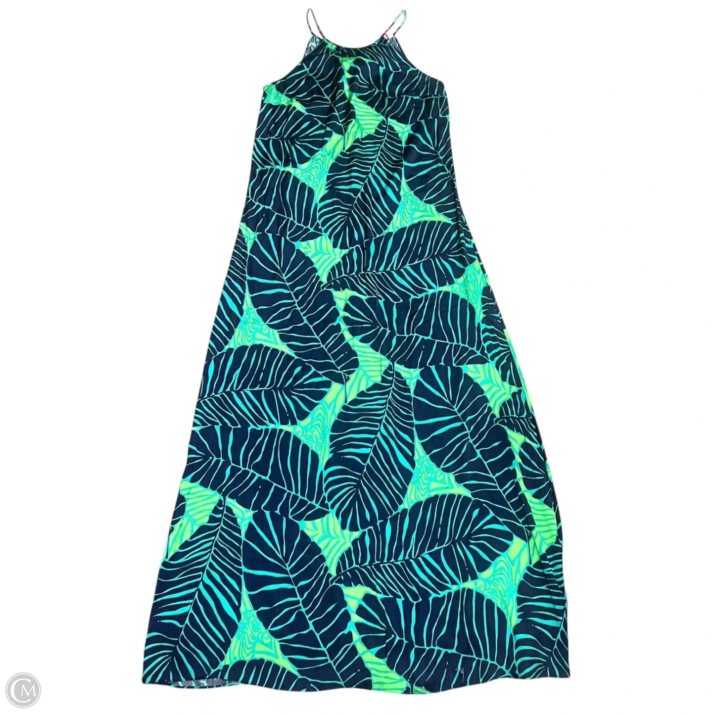 Dress Designer By Lilly Pulitzer In Blue & Green, Size: L