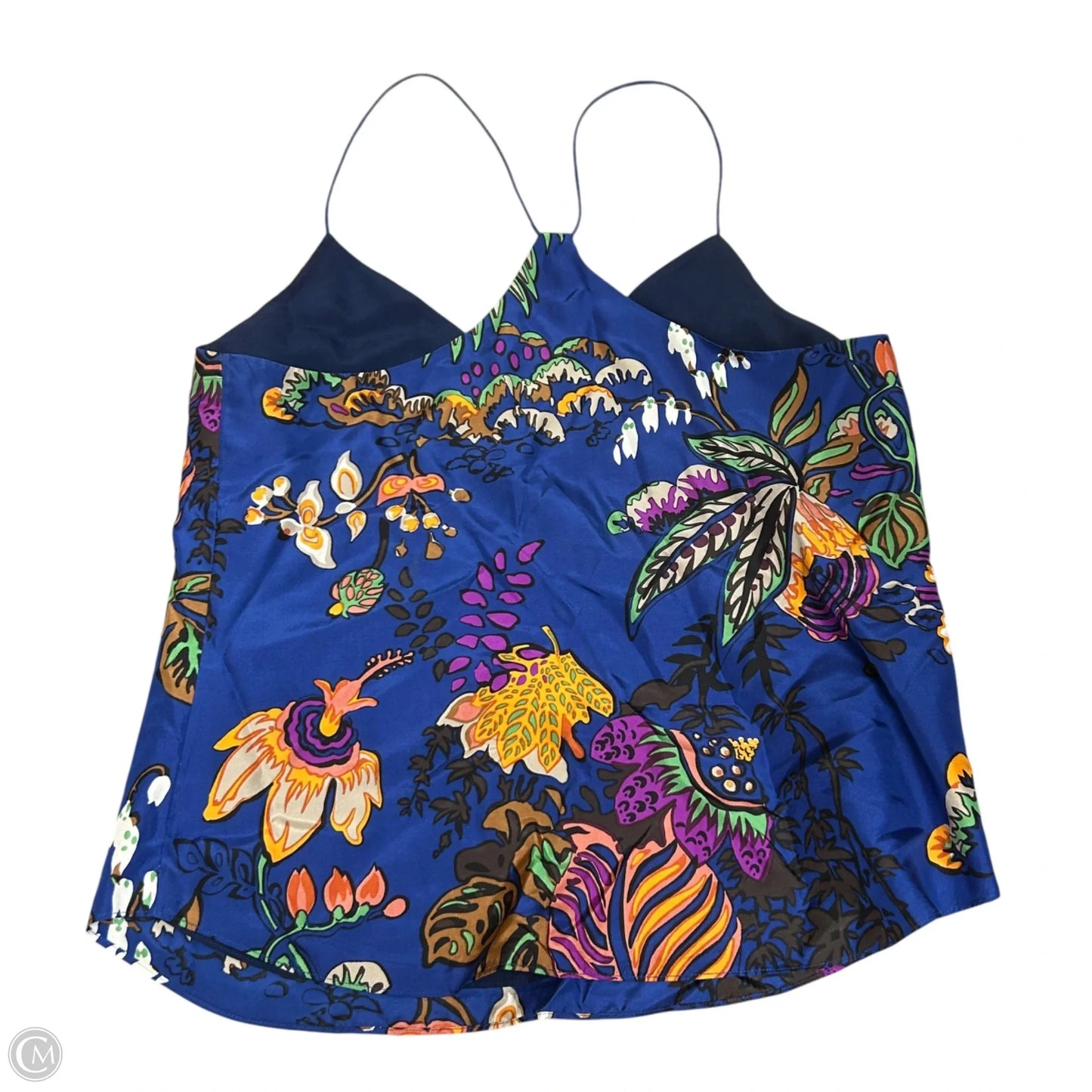 Top Sleeveless By J. Crew In Blue & Orange, Size: L