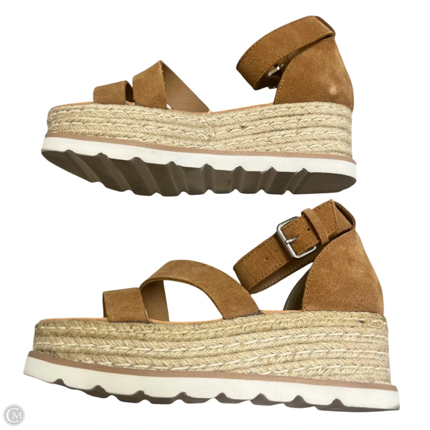 Sandals Heels Wedge By Dolce Vita In Tan, Size: 6.5