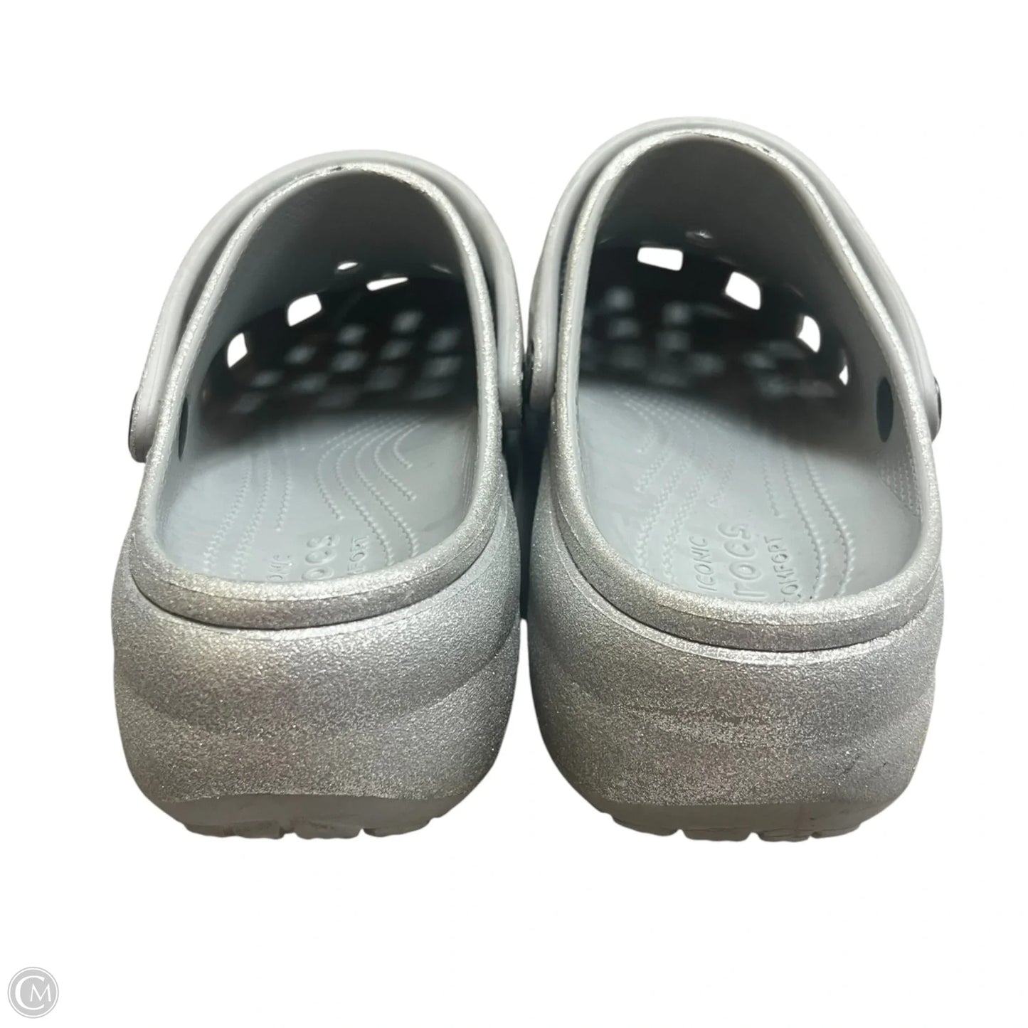 Slippers By Crocs In Grey, Size: 10