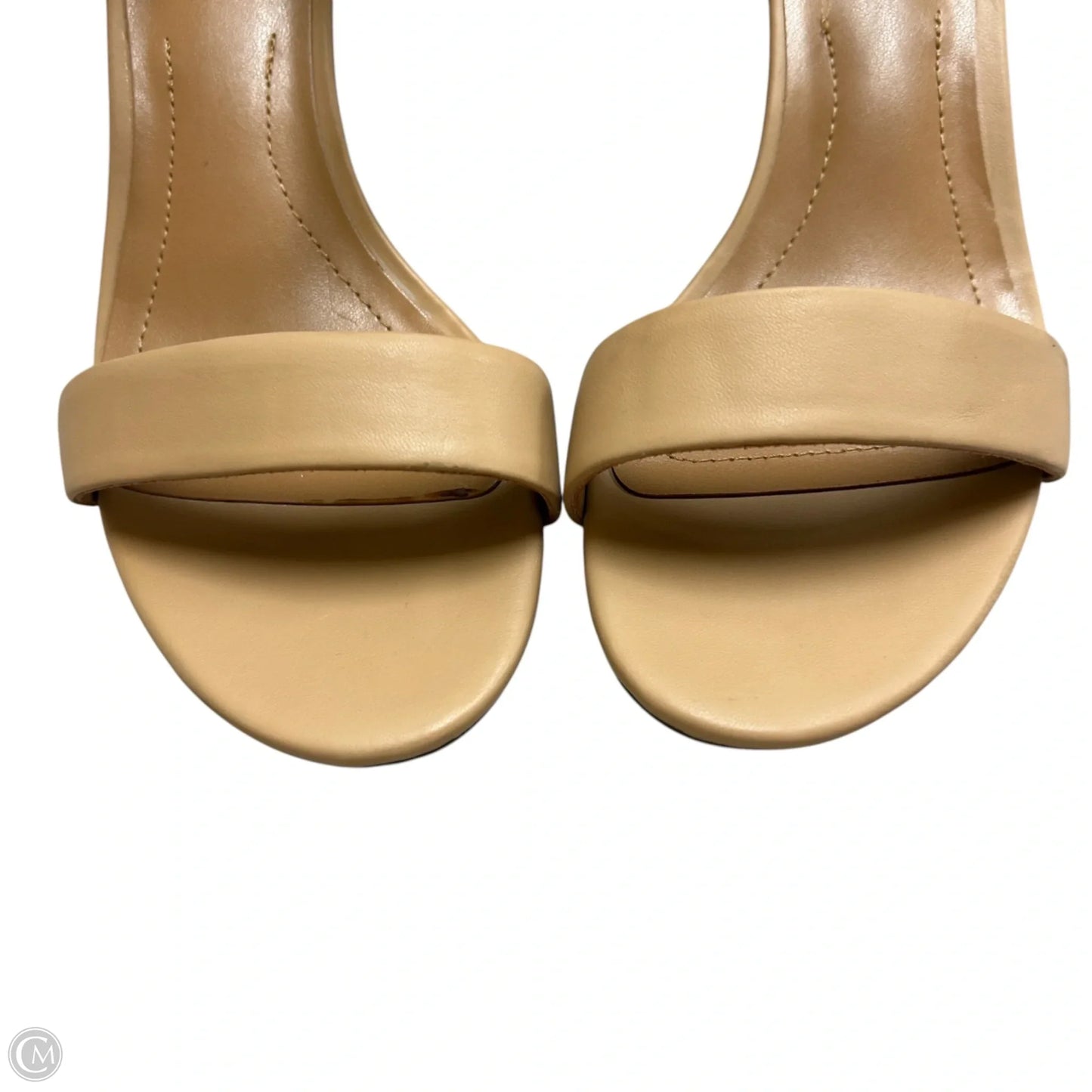 Sandals Heels Kitten By Style And Company In Tan, Size: 9