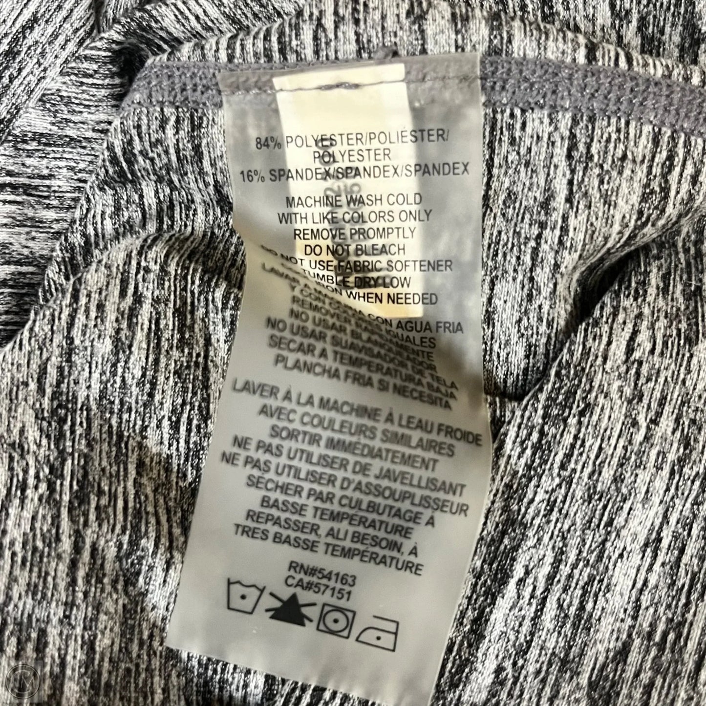 Athletic Dress By Calvin Klein In Grey, Size: M