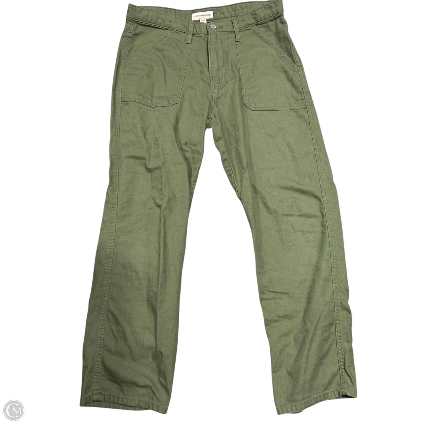 Pants Cargo & Utility By Lucky Brand In Green Denim, Size: 10